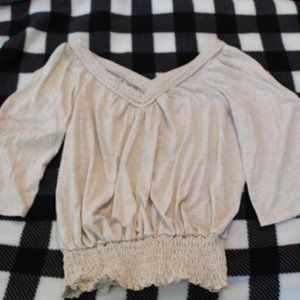 American rag boho 3/4 flare sleeve